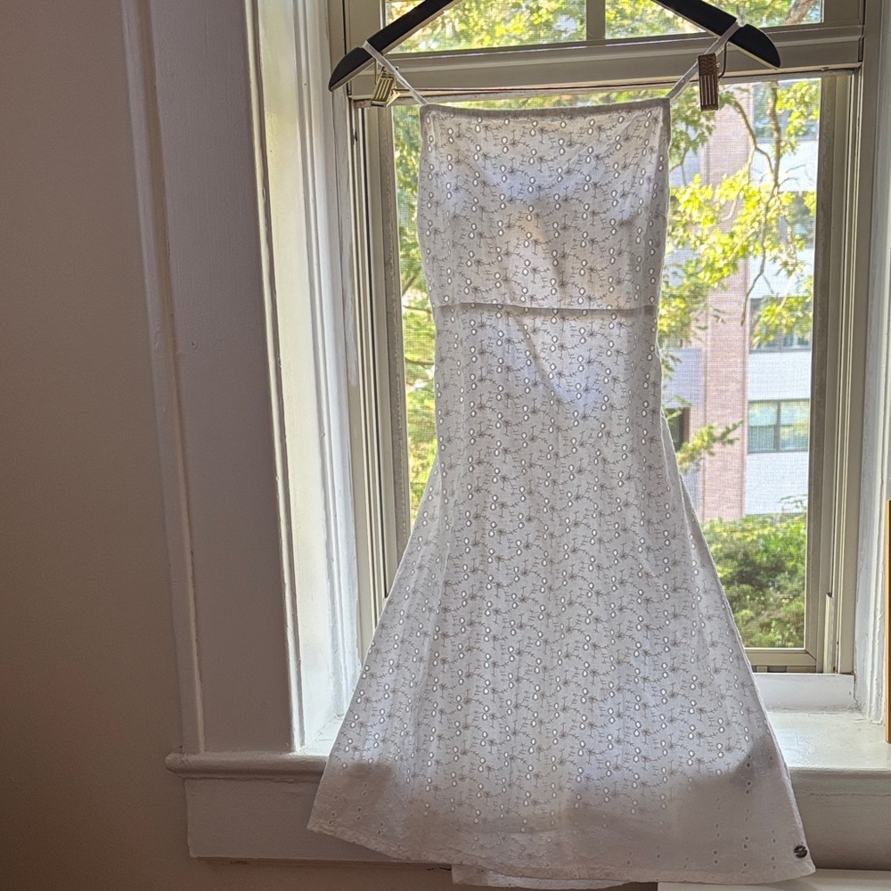 White Eyelet Dress